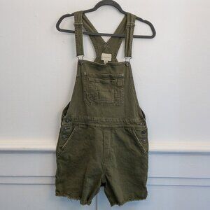 American Eagle Outfitters Olive Green Women Jeans Overalls